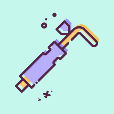 Simge ekipmanı. Kaynak aletleri sembolüyle ilgili. MBE tarzı. Basit dizayn edilebilir. Basit resimleme