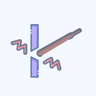 Simge kaynaklama. Kaynak aletleri sembolüyle ilgili. Karalama stili. Basit dizayn edilebilir. Basit resimleme