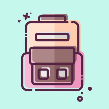 Simge Destek Torbaları. Kamp sembolüyle ilgili. MBE tarzı. Basit dizayn edilebilir. Basit resimleme