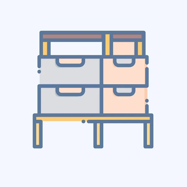 Symbolcontainer Verwandt Mit Dem Bienensymbol Doodle Stil Einfaches Design Editierbar — Stockvektor
