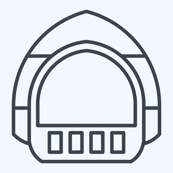 Capa Protetora Ícones Relacionado Com Símbolo Apiary Estilo Linha Design — Vetor de Stock
