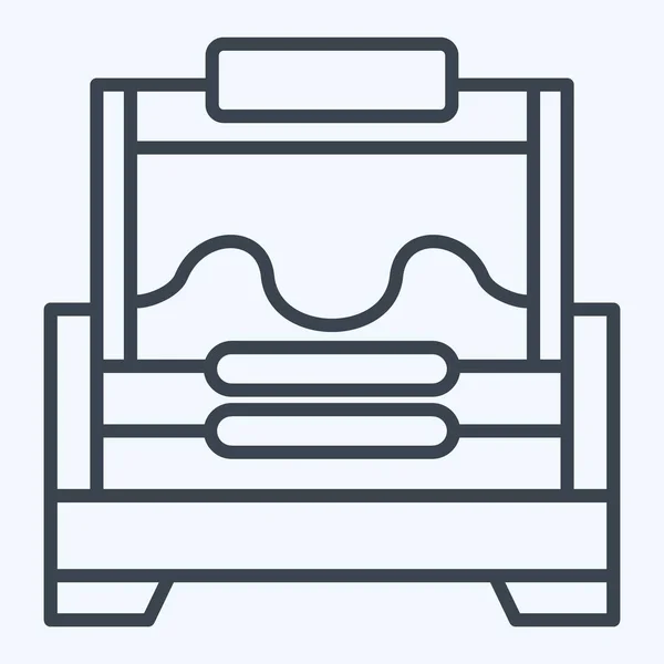 Icon Brood Relacionado Com Símbolo Apiary Estilo Linha Design Simples — Vetor de Stock
