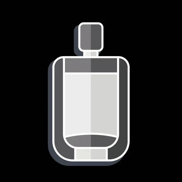 Icon尿尿 与浴室符号有关 光滑的风格 简单的设计可以编辑 简单的例子 — 图库矢量图片