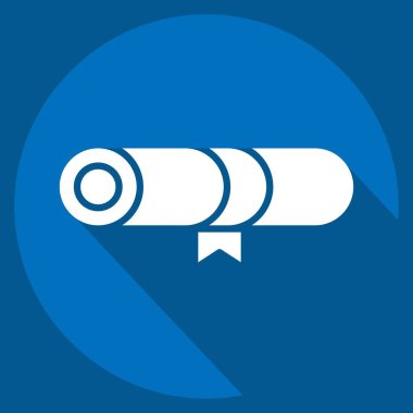 Ödül sembolüyle ilgili Simge Ödülü 5. Uzun gölge tarzı. Basit dizayn edilebilir. Basit resimleme