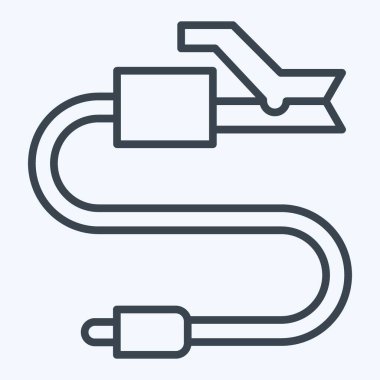 Kaynak Malzemeleri Sembolü ile ilgili Simge Elektro Holder 1. Sıra tarzı. Basit dizayn edilebilir. Basit resimleme