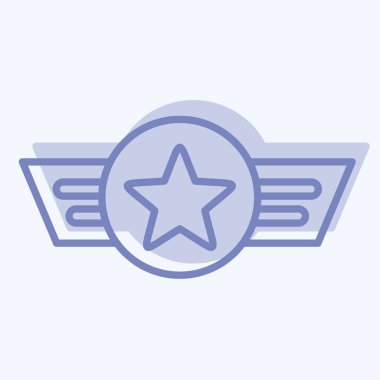 Ödül sembolüyle ilgili 6. Simge Ödülü. İki ton stili. Basit dizayn edilebilir. Basit resimleme