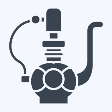 İkon Saksıkafa. Suudi Arabistan sembolüyle ilgili. Kabartma tarzı. Basit dizayn edilebilir. Basit resimleme