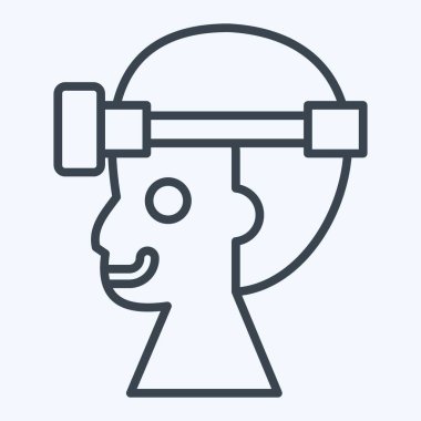 Simge farları. Kamp sembolüyle ilgili. Sıra tarzı. Basit dizayn edilebilir. Basit resimleme