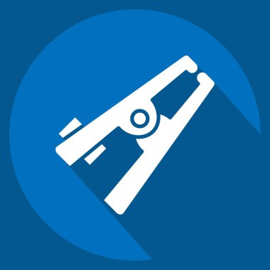 Simge Ağırlığı. Kaynak aletleri sembolüyle ilgili. Uzun gölge tarzı. Basit dizayn edilebilir. Basit resimleme