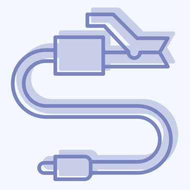 Kaynak Malzemeleri Sembolü ile ilgili Simge Elektro Holder 1. İki ton stili. Basit dizayn edilebilir. Basit resimleme