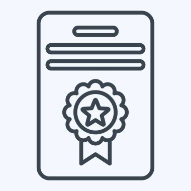 Ödül sembolü ile ilgili Simge Ödülü 7. Sıra tarzı. Basit dizayn edilebilir. Basit resimleme