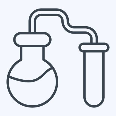 Simgesel Kimyasal Deneyler. Biyokimya sembolüyle ilgili. Sıra tarzı. Basit dizayn edilebilir. Basit resimleme