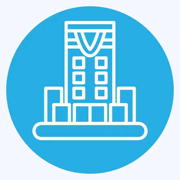 Rijád Ikon Tőkeszimbólumhoz Kapcsolódik Kék Szemek Stílusa Egyszerű Tervezés Szerkeszthető — Stock Vector