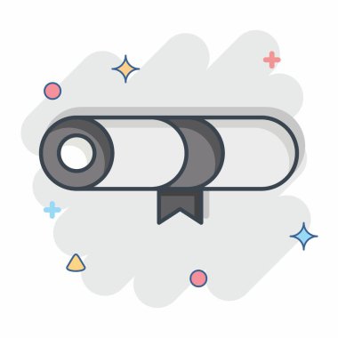 Ödül sembolüyle ilgili Simge Ödülü 5. Çizgi roman. Basit dizayn edilebilir. Basit resimleme