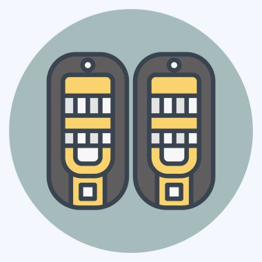 Simge Kar Ayakkabıları. Alaska sembolüyle ilgili. renk arkadaşı stili. Basit dizayn edilebilir. Basit resimleme