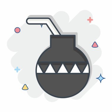 İkon Calabash. Amerikan Yerli Sembolü ile ilgili. Çizgi roman. Basit dizayn edilebilir. Basit resimleme