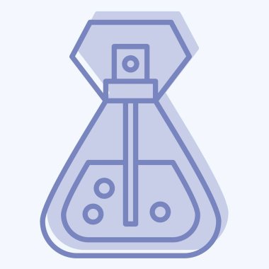 Simge parfümü. Suudi Arabistan sembolüyle ilgili. İki ton stili. Basit dizayn edilebilir. Basit resimleme