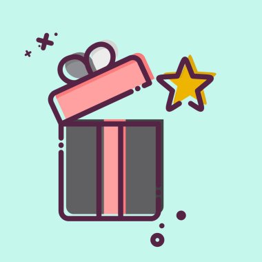 Simge Hediyesi. Ödül sembolüyle ilgili. MBE tarzı. Basit dizayn edilebilir. Basit resimleme