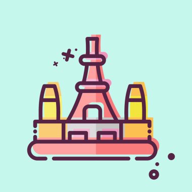 Simge Tokyo. Başkent sembolüyle ilgili. MBE tarzı. Basit dizayn edilebilir. Basit resimleme