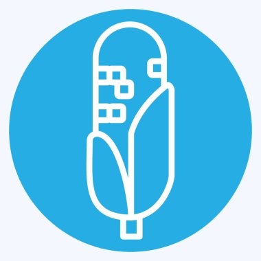 İkon Mısır. Amerikan Yerli Sembolü ile ilgili. Mavi gözlü. Basit dizayn edilebilir. Basit resimleme