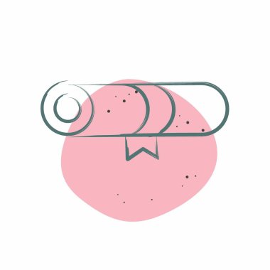 Ödül sembolüyle ilgili Simge Ödülü 5. Renkli Leke Biçimi. Basit dizayn edilebilir. Basit resimleme