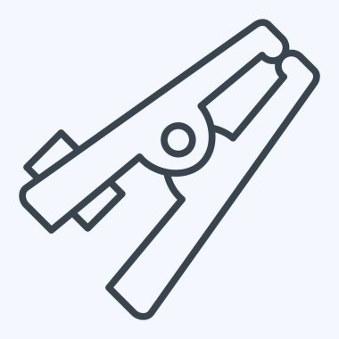 Simge Ağırlığı. Kaynak aletleri sembolüyle ilgili. Sıra tarzı. Basit dizayn edilebilir. Basit resimleme