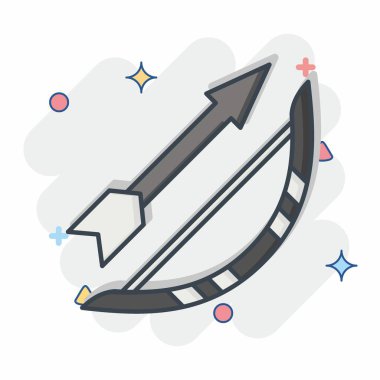 Simge yayı. Amerikan Yerli Sembolü ile ilgili. Çizgi roman. Basit dizayn edilebilir. Basit resimleme