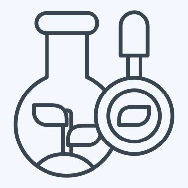 Simge biyolojisi. Biyokimya sembolüyle ilgili. Sıra tarzı. Basit dizayn edilebilir. Basit resimleme