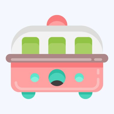 Icon Yogurt Maker. suitable for Kitchen Appliances symbol. flat style. simple design editable. design template vector. simple illustration