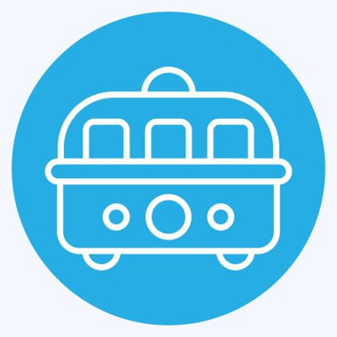 Icon Yogurt Maker. suitable for Kitchen Appliances symbol. blue eyes style. simple design editable. design template vector. simple illustration