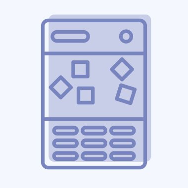 Icon Ice Maker. suitable for Kitchen Appliances symbol. two tone style. simple design editable. design template vector. simple illustration