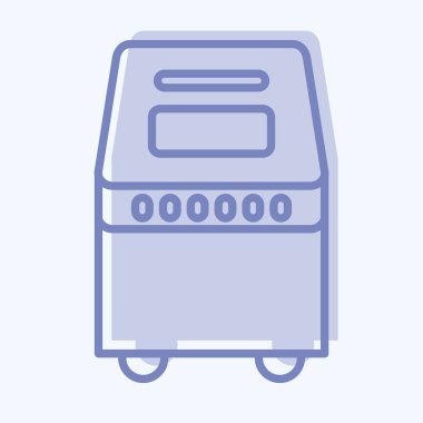Icon Bread Maker. suitable for Kitchen Appliances symbol. two tone style. simple design editable. design template vector. simple illustration