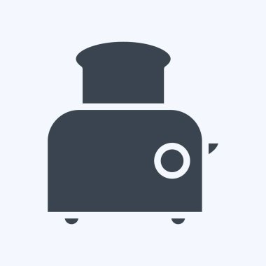 Icon Toaster. suitable for Kitchen Appliances symbol. glyph style. simple design editable. design template vector. simple illustration