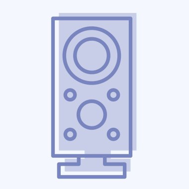 Icon Subwoofer. suitable for Computer Components symbol. two tone style. simple design editable. design template vector. simple illustration