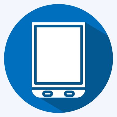 Icon Scanner. suitable for Computer Components symbol. long shadow style. simple design editable. design template vector. simple illustration