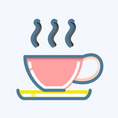 Icon Espresso. suitable for education symbol. doodle style. simple design editable. design template vector. simple illustration