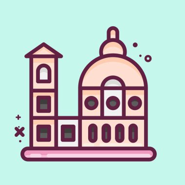 Icon Florence. suitable for education symbol. MBE style. simple design editable. design template vector. simple illustration
