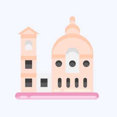 Icon Florence. suitable for education symbol. flat style. simple design editable. design template vector. simple illustration