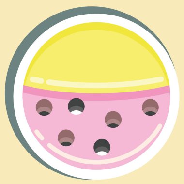 Sticker Anti Pill. suitable for sportswear symbol. simple design editable. design template vector. simple illustration