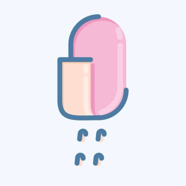 Icon Taped Seams. suitable for sportswear symbol. doodle style. simple design editable. design template vector. simple illustration