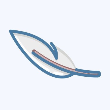 Icon Light Weight. suitable for sportswear symbol. doodle style. simple design editable. design template vector. simple illustration