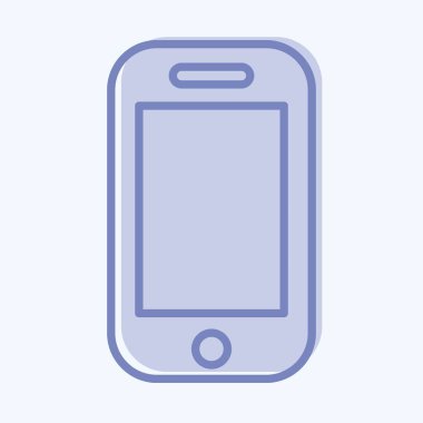 Icon Phone Pocket. suitable for sportswear symbol. two tone style. simple design editable. design template vector. simple illustration