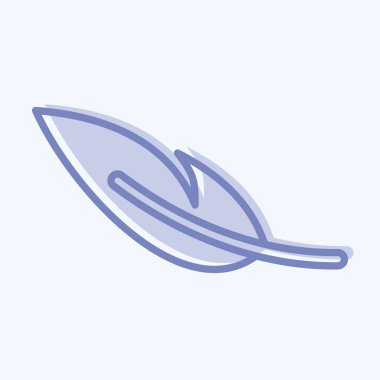 Icon Light Weight. suitable for sportswear symbol. two tone style. simple design editable. design template vector. simple illustration