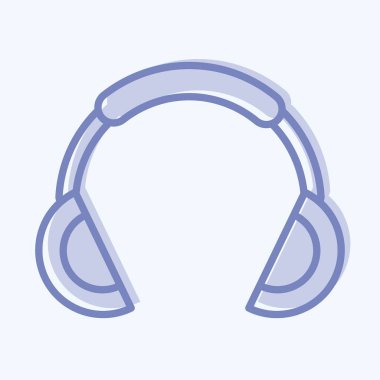 Icon Music Pocket. suitable for sportswear symbol. two tone style. simple design editable. design template vector. simple illustration