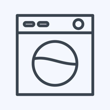 Icon Easy Care. suitable for sportswear symbol. line style. simple design editable. design template vector. simple illustration