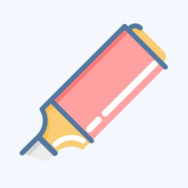 Icon Marker. suitable for Paint Art Tools symbol. doodle style. simple design editable. design template vector. simple illustration