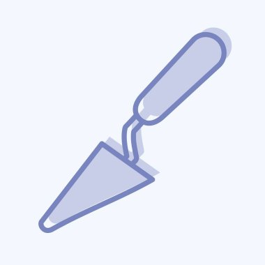 Icon Palette Knife. suitable for Paint Art Tools symbol. two tone style. simple design editable. design template vector. simple illustration