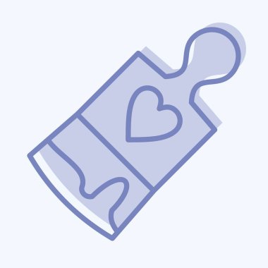 Icon Paint Brush. suitable for Paint Art Tools symbol. two tone style. simple design editable. design template vector. simple illustration