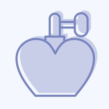 Icon Cologne Spray. suitable for Barbershop symbol. two tone style. simple design editable. design template vector. simple illustration