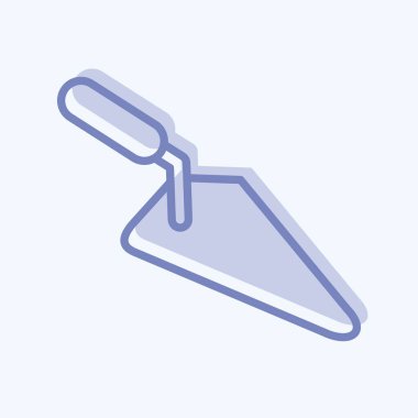Icon Trowel. suitable for Garden symbol. two tone style. simple design editable. design template vector. simple illustration